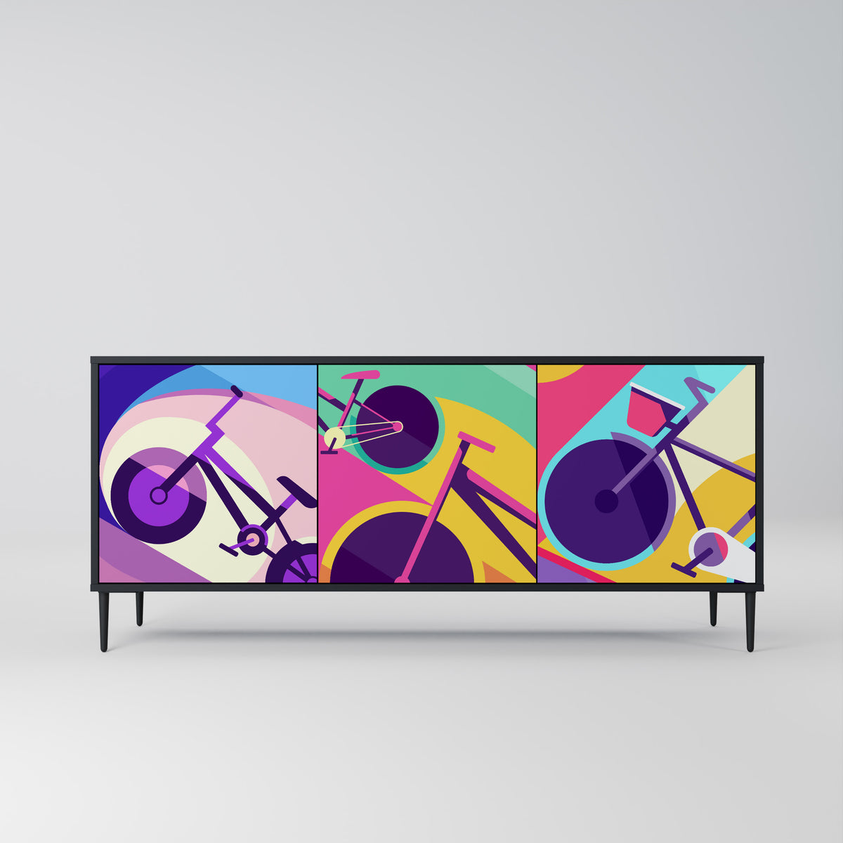 BIKE DREAMS 3-Door Sideboard