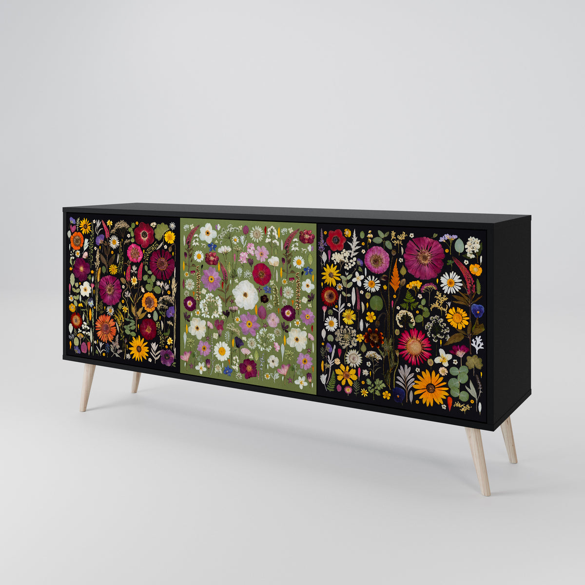 VERDANT GARDEN 3-Door Sideboard