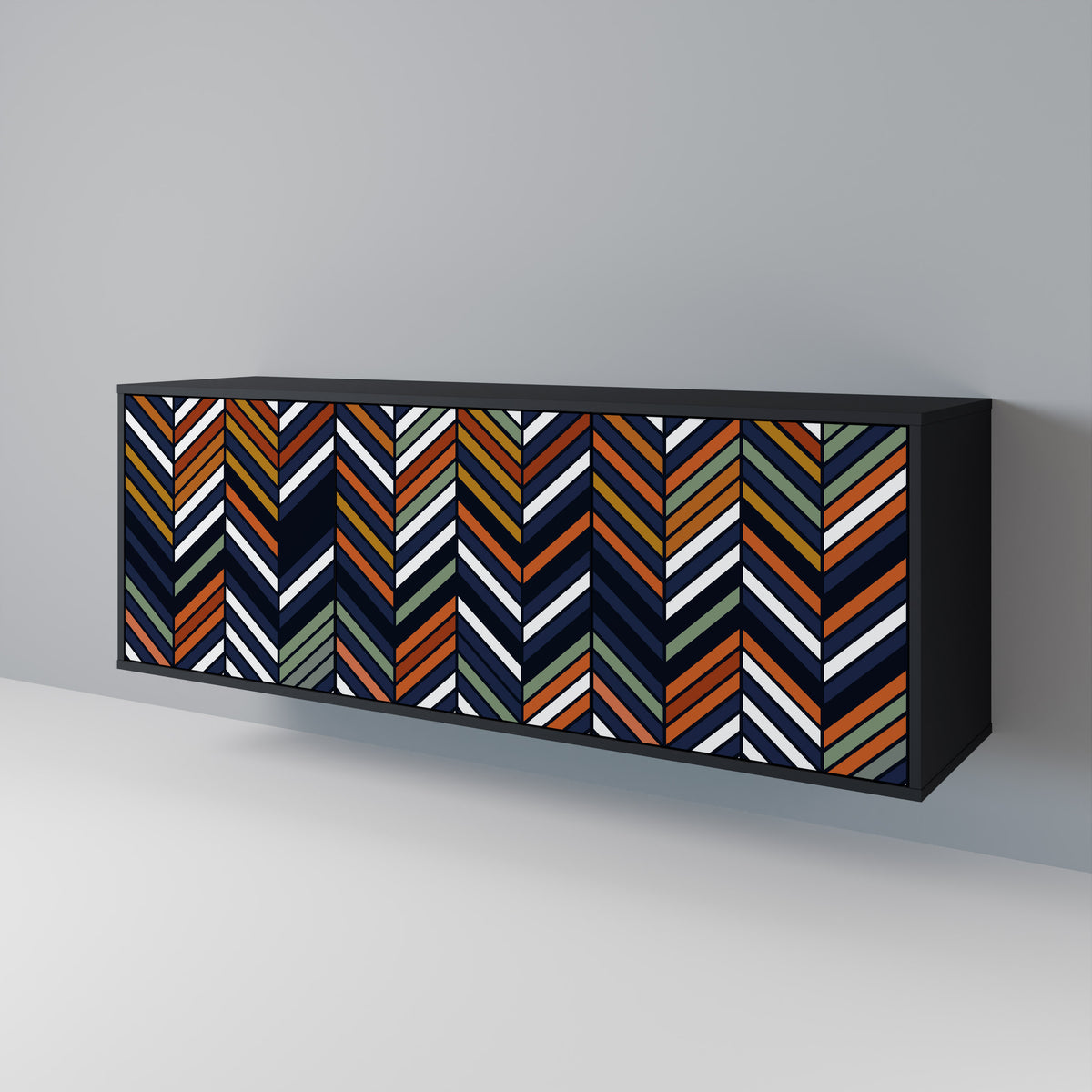 VIBRANT PATCHWORK Aparador de 3 Portas