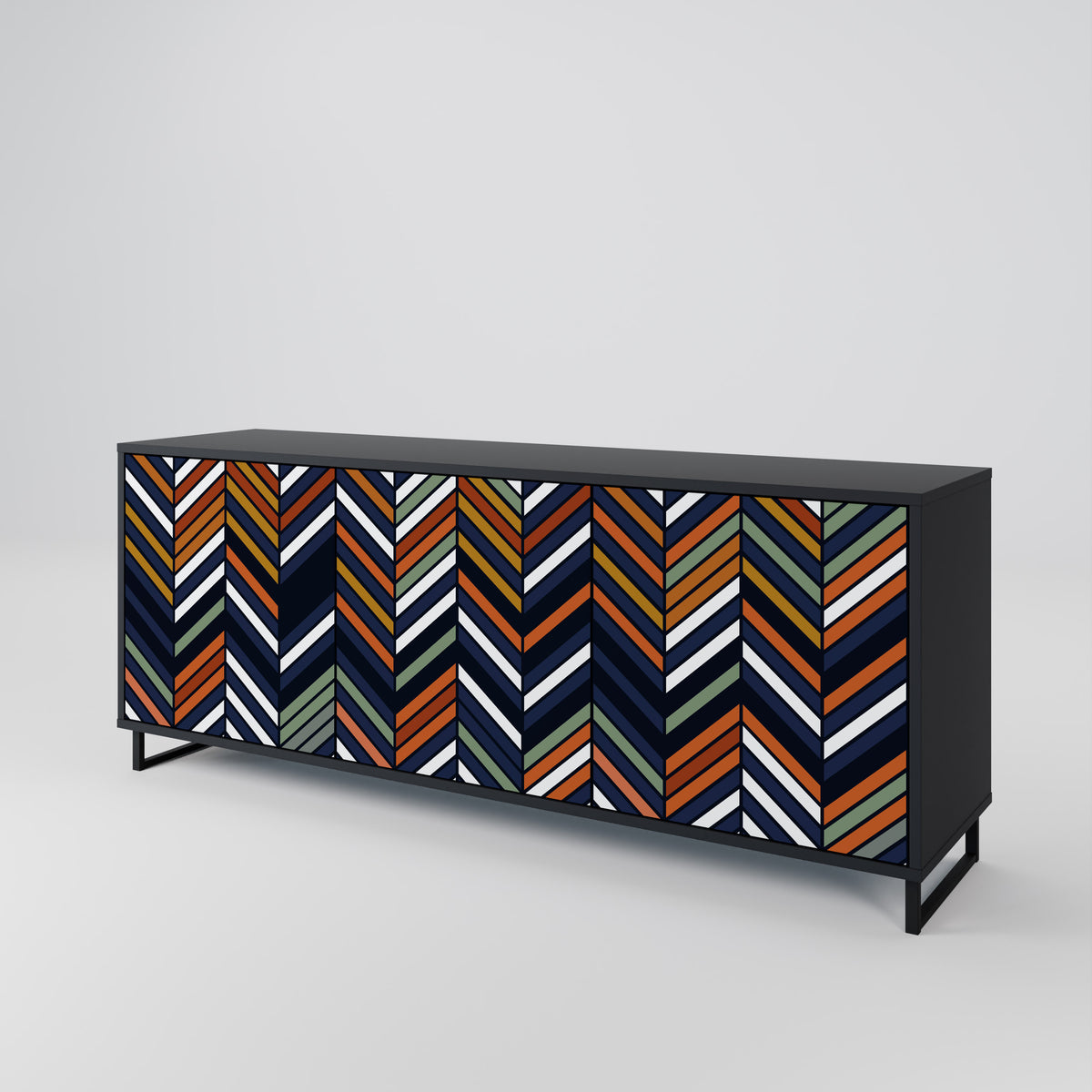 VIBRANT PATCHWORK Aparador de 3 Portas