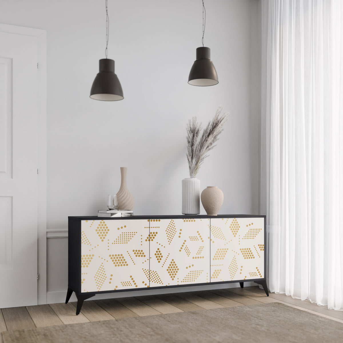 SPOTTED DAZE 3-Door Sideboard
