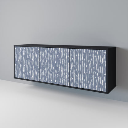 GRAPHITE RAIN Aparador de 3 Portas