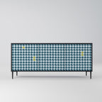 OUT OF CONTEXT 3-Door Sideboard in Black Finish