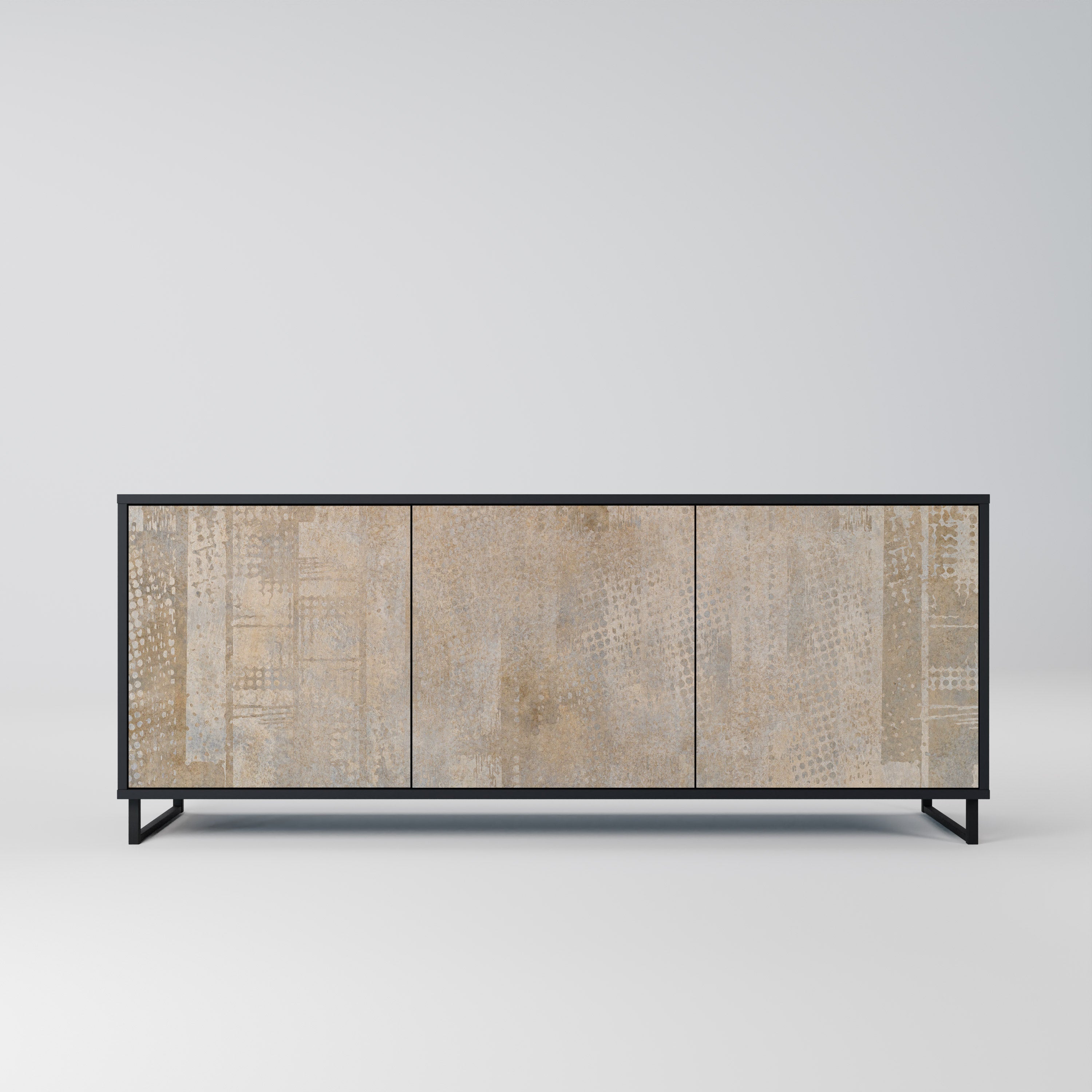 SCREEN ERROR 3-Door Sideboard in Black Finish