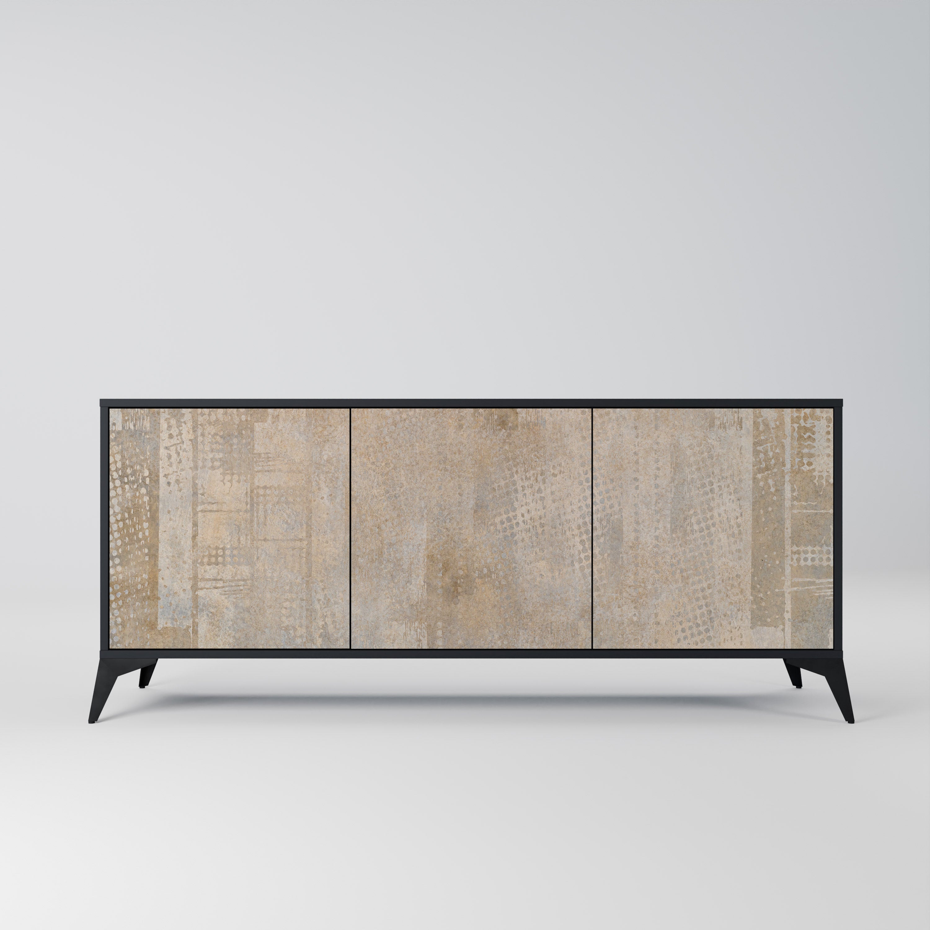 SCREEN ERROR 3-Door Sideboard in Black Finish