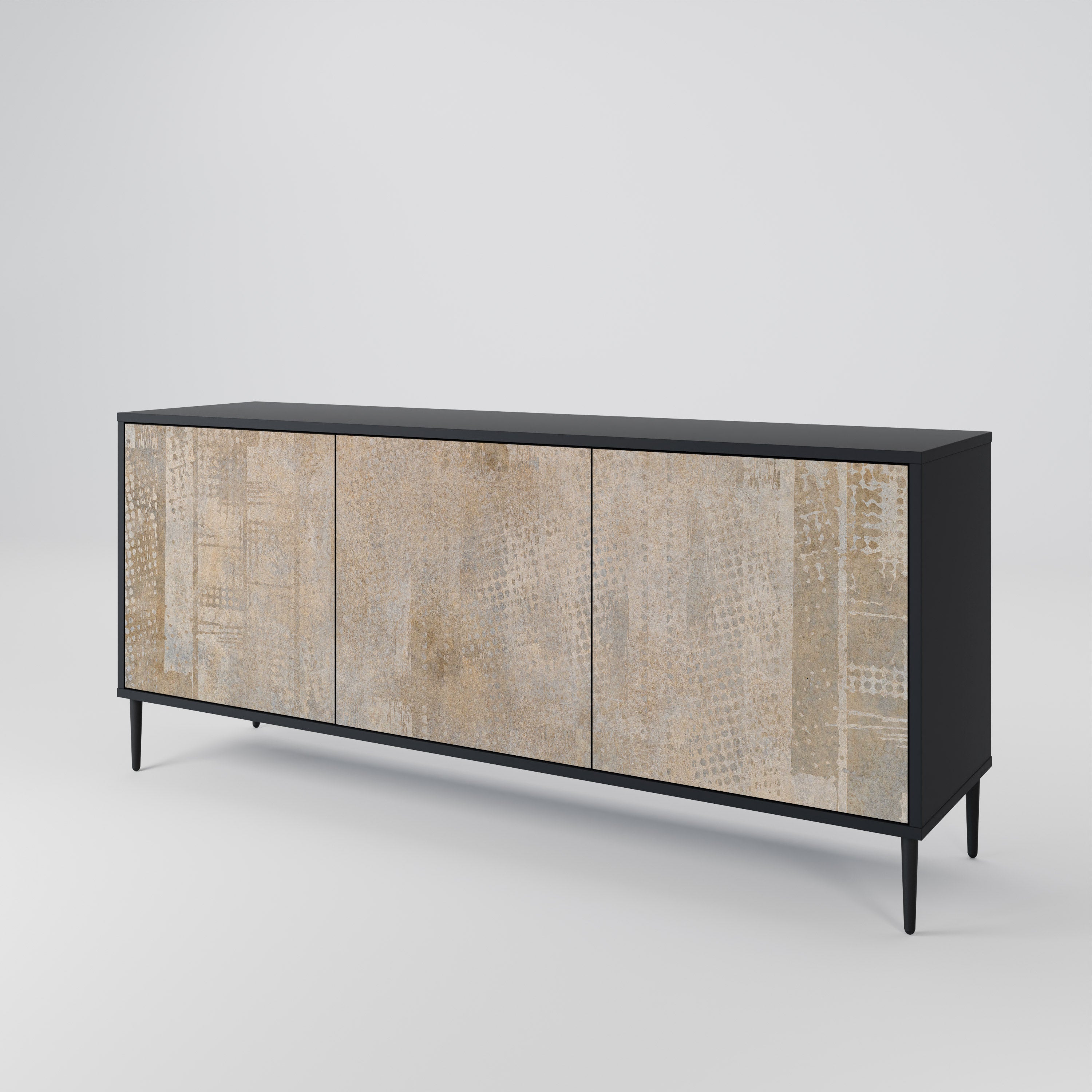 SCREEN ERROR 3-Door Sideboard in Black Finish