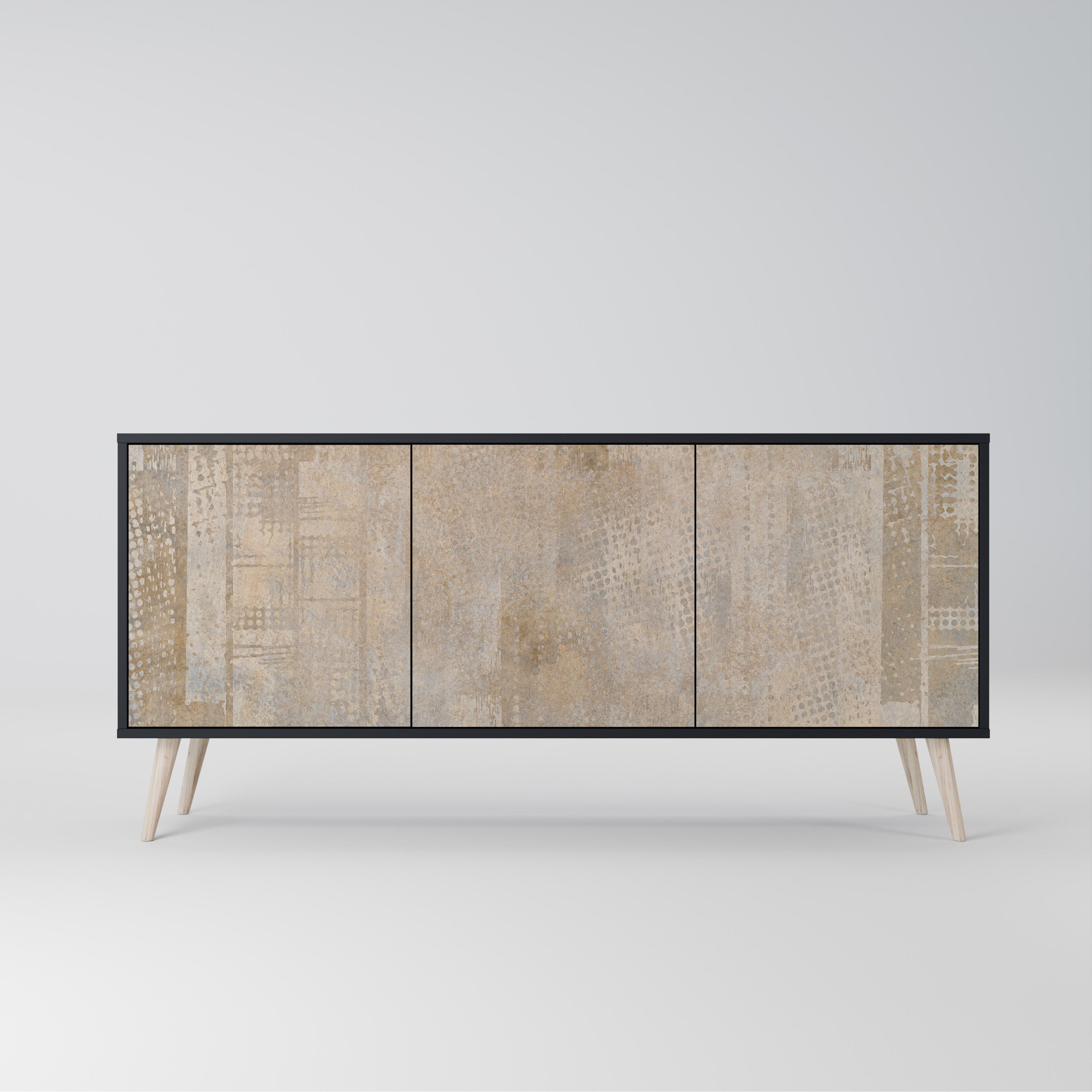 SCREEN ERROR 3-Door Sideboard in Black Finish