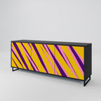 DREAMS COME TRUE 3-Door Sideboard in Black Finish