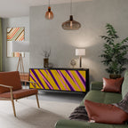 DREAMS COME TRUE 3-Door Sideboard in Black Finish