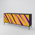 DREAMS COME TRUE 3-Door Sideboard in Black Finish