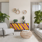 DREAMS COME TRUE 3-Door Sideboard in Black Finish