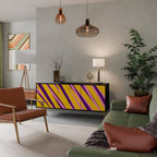 DREAMS COME TRUE 3-Door Sideboard in Black Finish