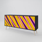 DREAMS COME TRUE 3-Door Sideboard in Black Finish