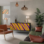 DREAMS COME TRUE 3-Door Sideboard in Black Finish