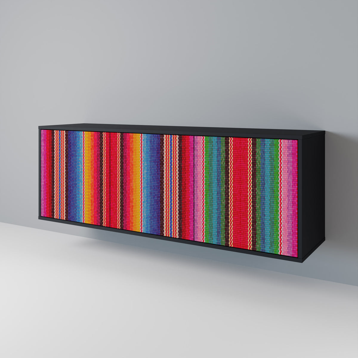 ETHNIC MEXICAN 3-Door Sideboard