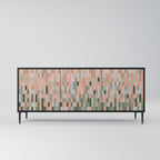 BUILDING THE FUTURE Aparador de 3 Portas em Acabamento Preto