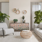 BUILDING THE FUTURE Aparador de 3 Portas em Acabamento Preto