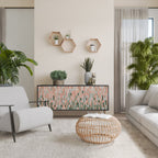 BUILDING THE FUTURE Aparador de 3 Portas em Acabamento Preto