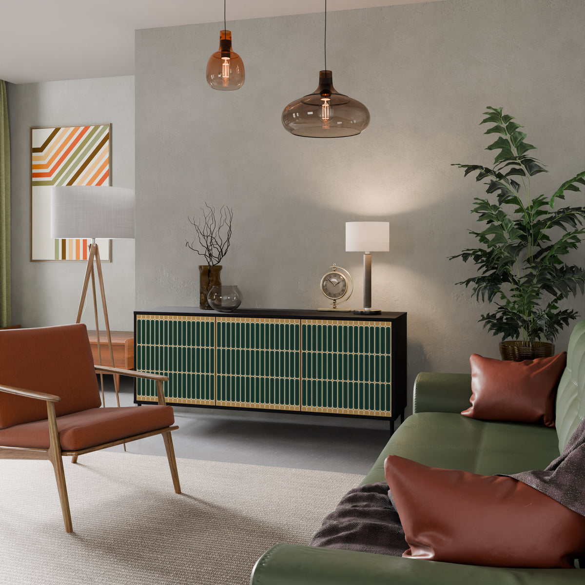 ILUSION GATE Aparador de 3 Portas