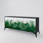EXPENSIVE NATURE 3-Door Sideboard in Black Finish