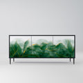 EXPENSIVE NATURE 3-Door Sideboard in Black Finish