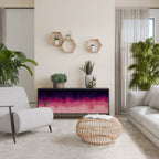 AURORA BOREALIS 3-Door Sideboard in Black Finish