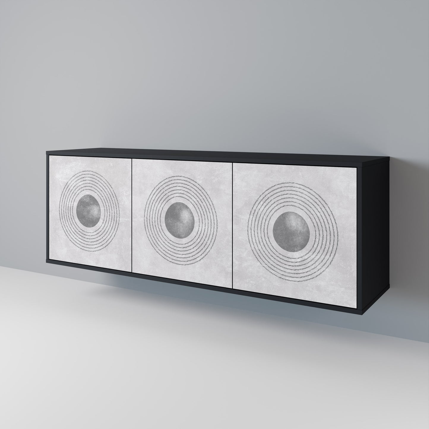 SOLID CIRCLES 3-Door Sideboard