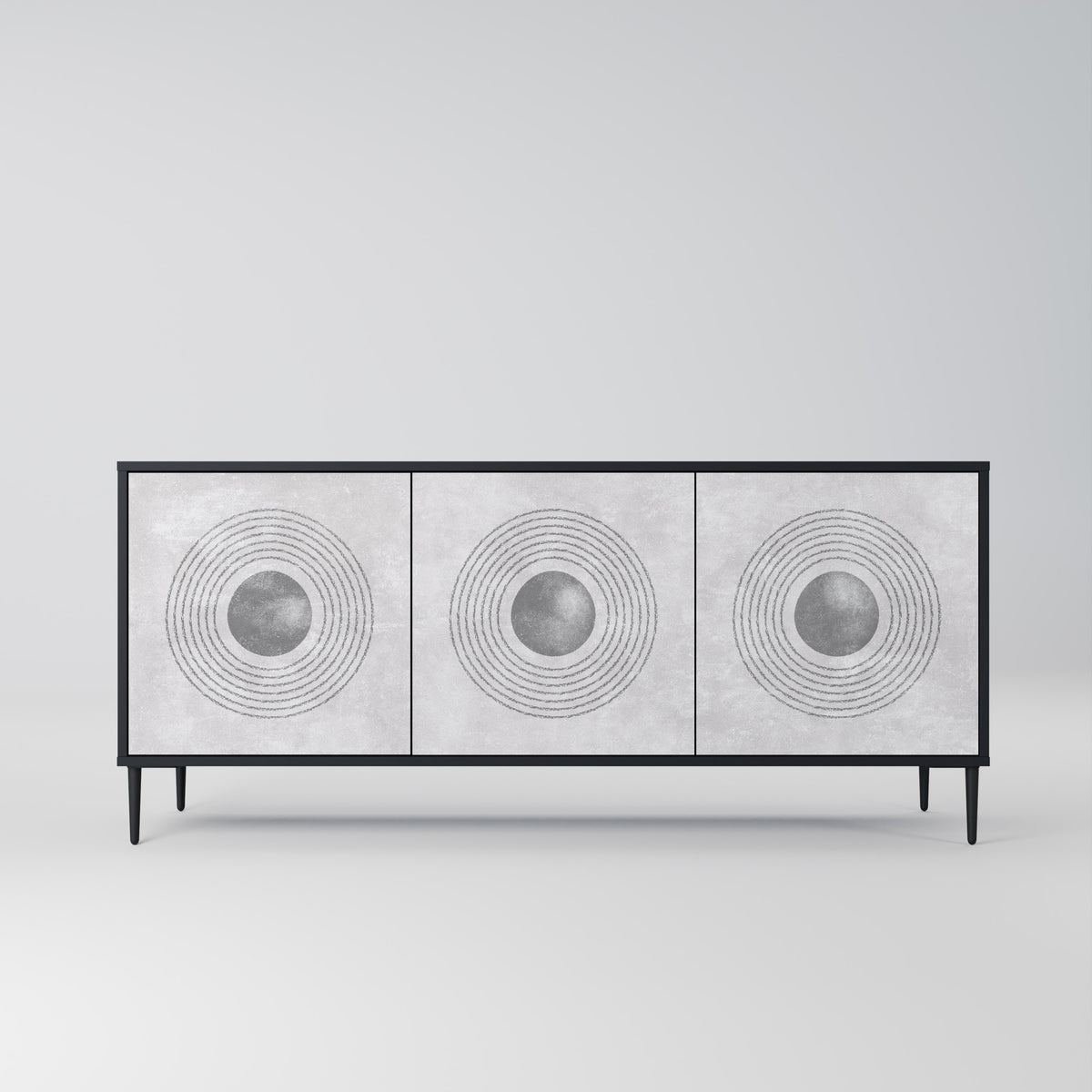 SOLID CIRCLES Aparador de 3 Portas