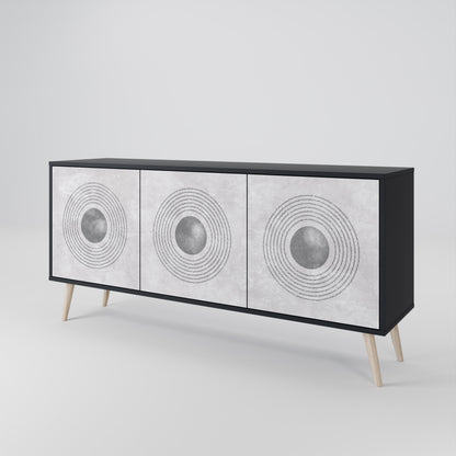 SOLID CIRCLES 3-Door Sideboard