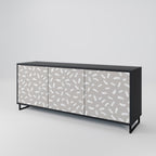 PASSING SECONDS 3-Door Sideboard in Black Finish