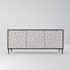 PASSING SECONDS 3-Door Sideboard in Black Finish