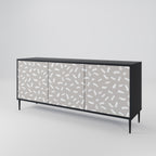 PASSING SECONDS 3-Door Sideboard in Black Finish