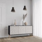 PASSING SECONDS 3-Door Sideboard in Black Finish