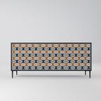 REFLECTION RANGE 3-Door Sideboard in Black Finish