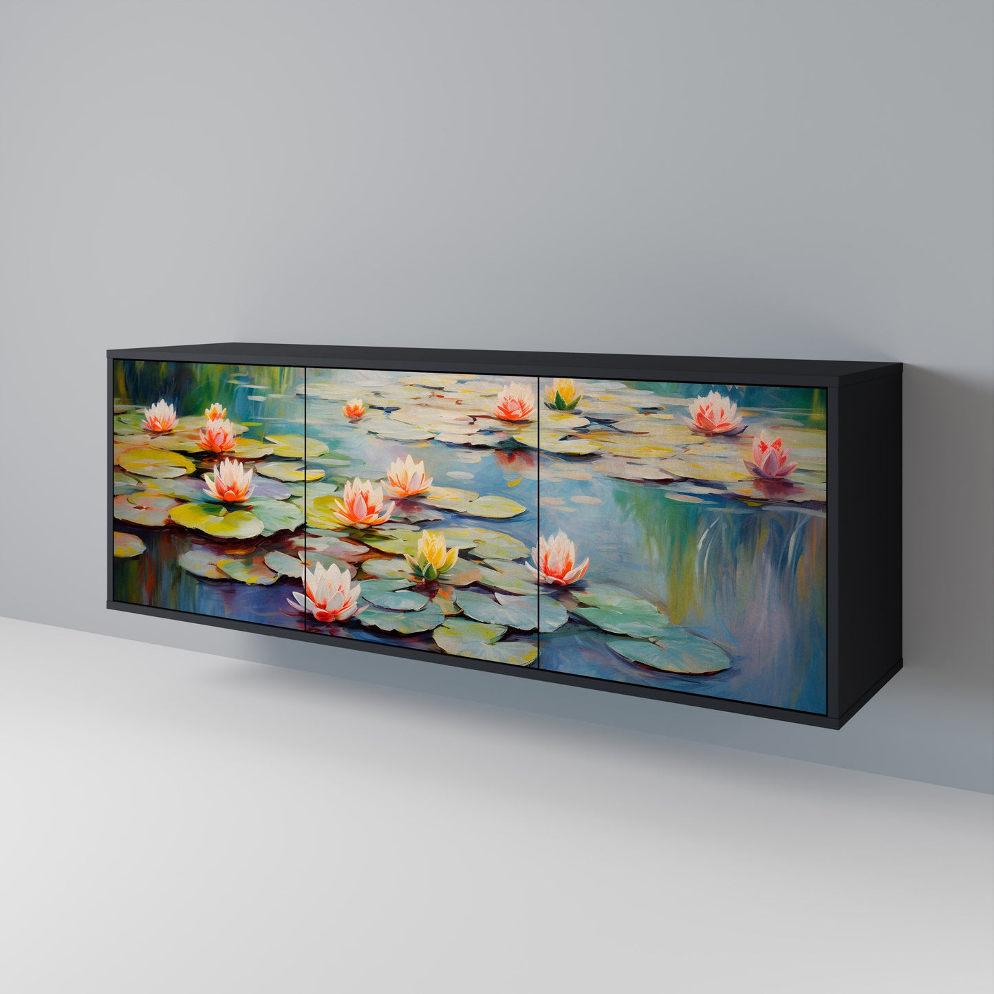 BLOOMING WATERS Aparador de 3 Portas