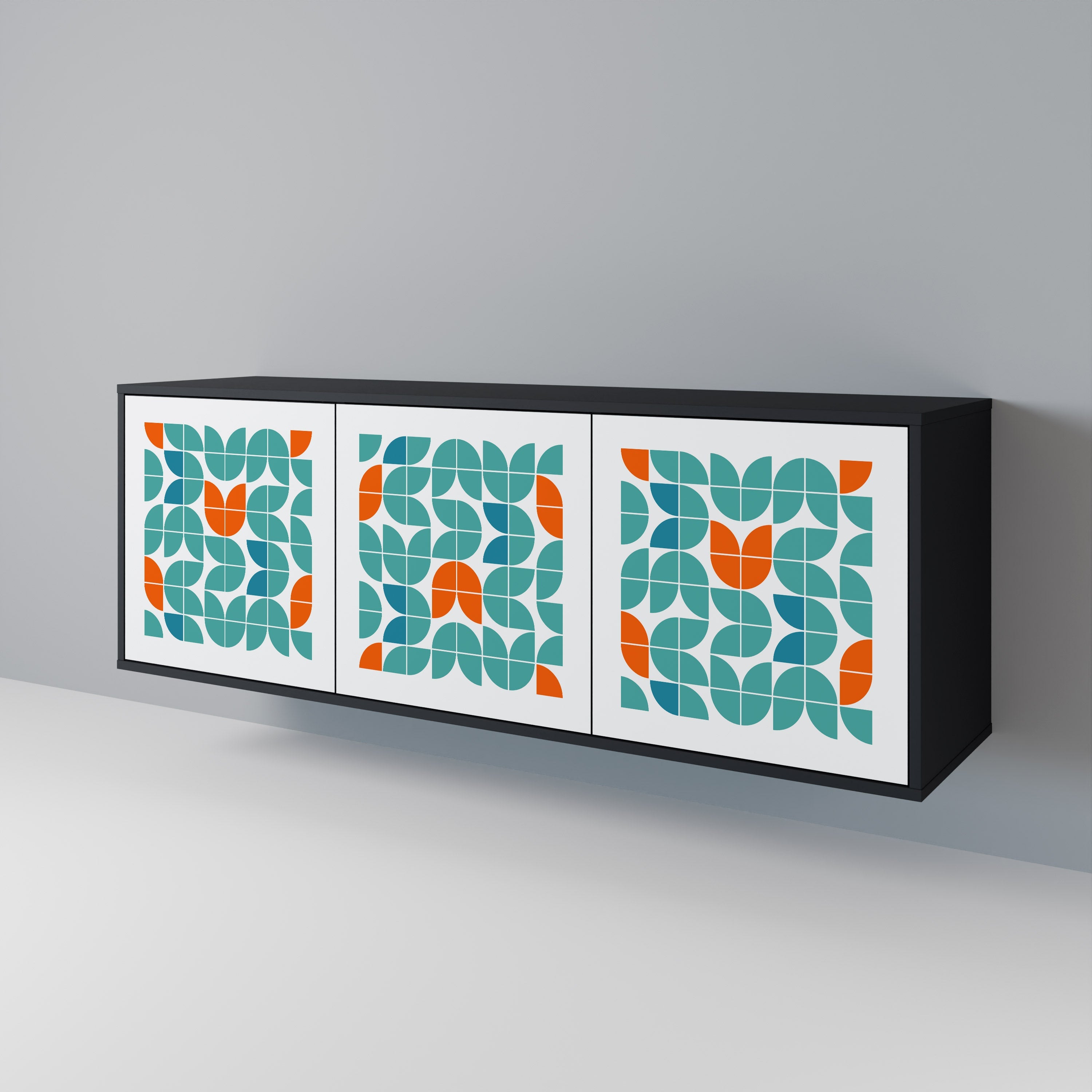 BE THE CHANGE 3-Door Sideboard in Black Finish