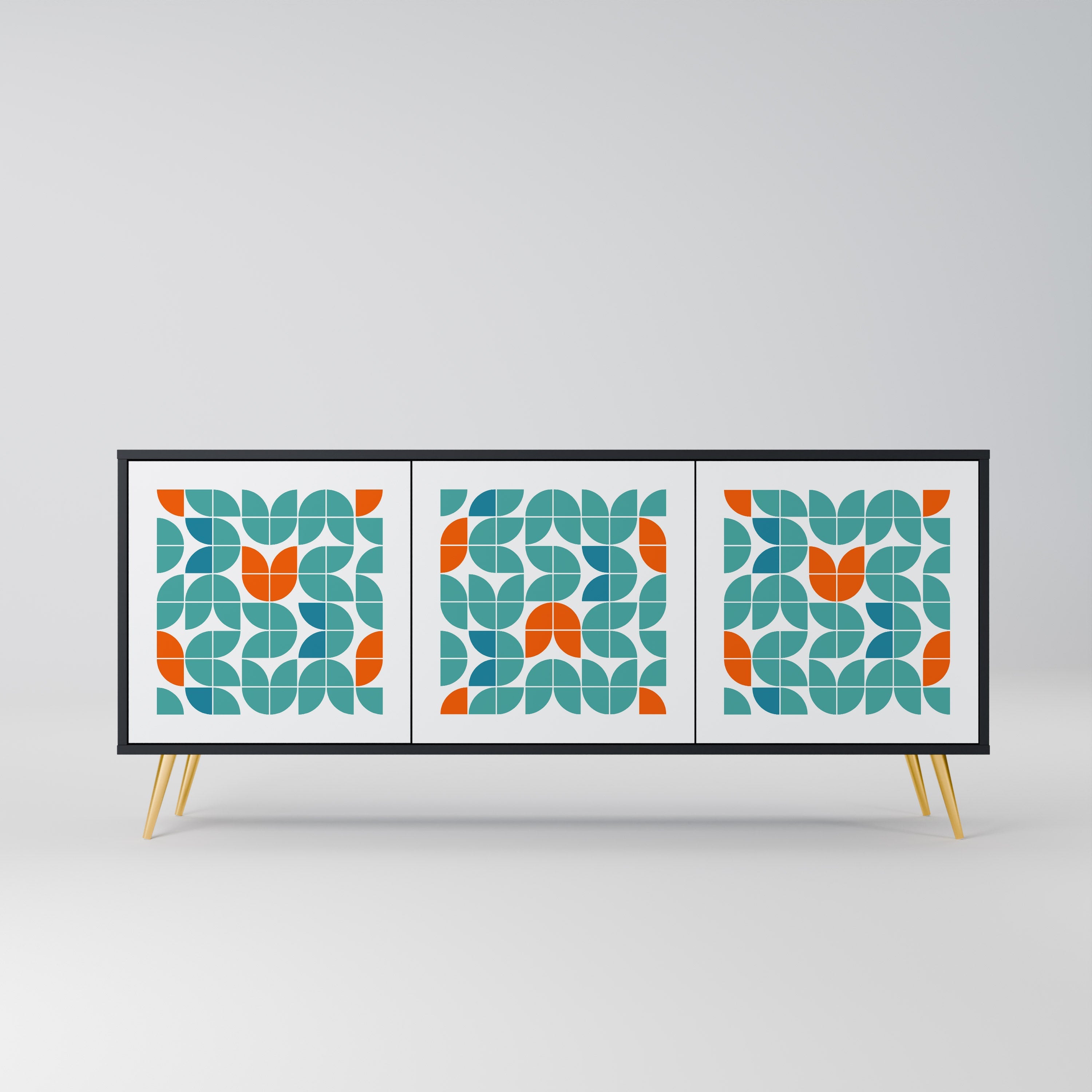 BE THE CHANGE 3-Door Sideboard in Black Finish