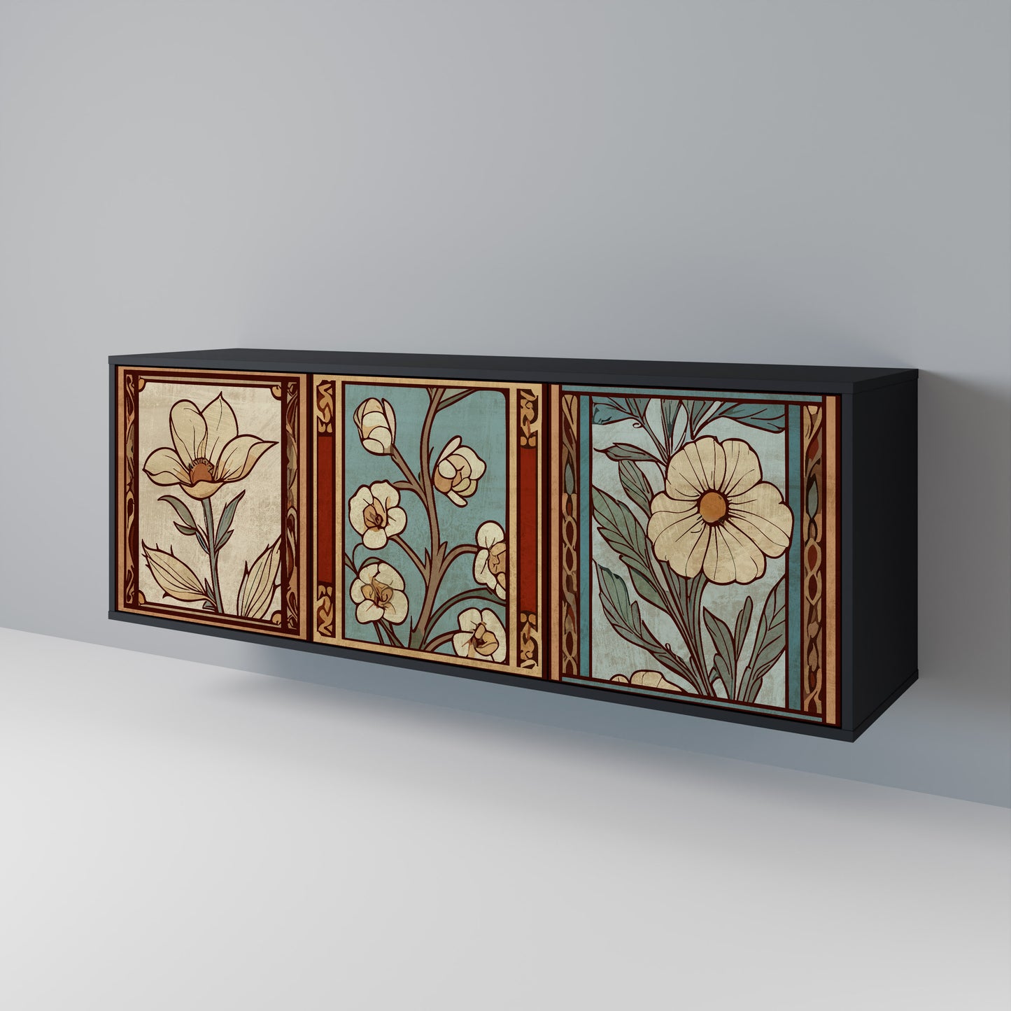 TIMELESS FLORA 3-Door Sideboard