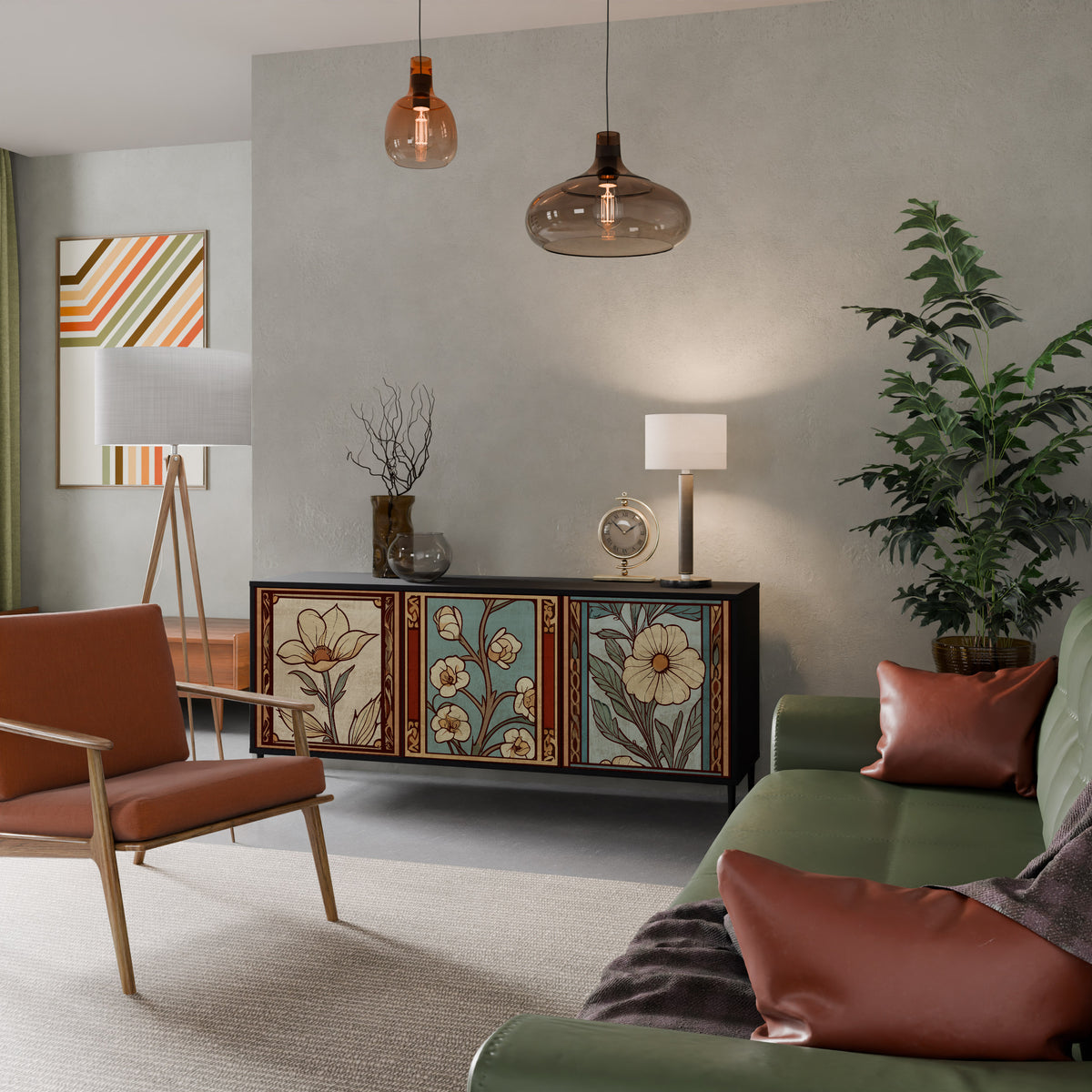 TIMELESS FLORA 3-Door Sideboard