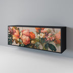 STYLISH BEAUTY 3-Door Sideboard in Black Finish