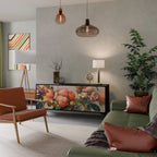 STYLISH BEAUTY 3-Door Sideboard in Black Finish