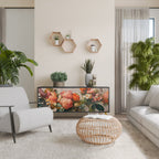 STYLISH BEAUTY 3-Door Sideboard in Black Finish