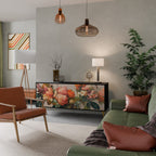 STYLISH BEAUTY 3-Door Sideboard in Black Finish