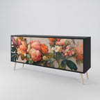 STYLISH BEAUTY 3-Door Sideboard in Black Finish