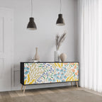HELLO SPRING 3-Door Sideboard in Black Finish