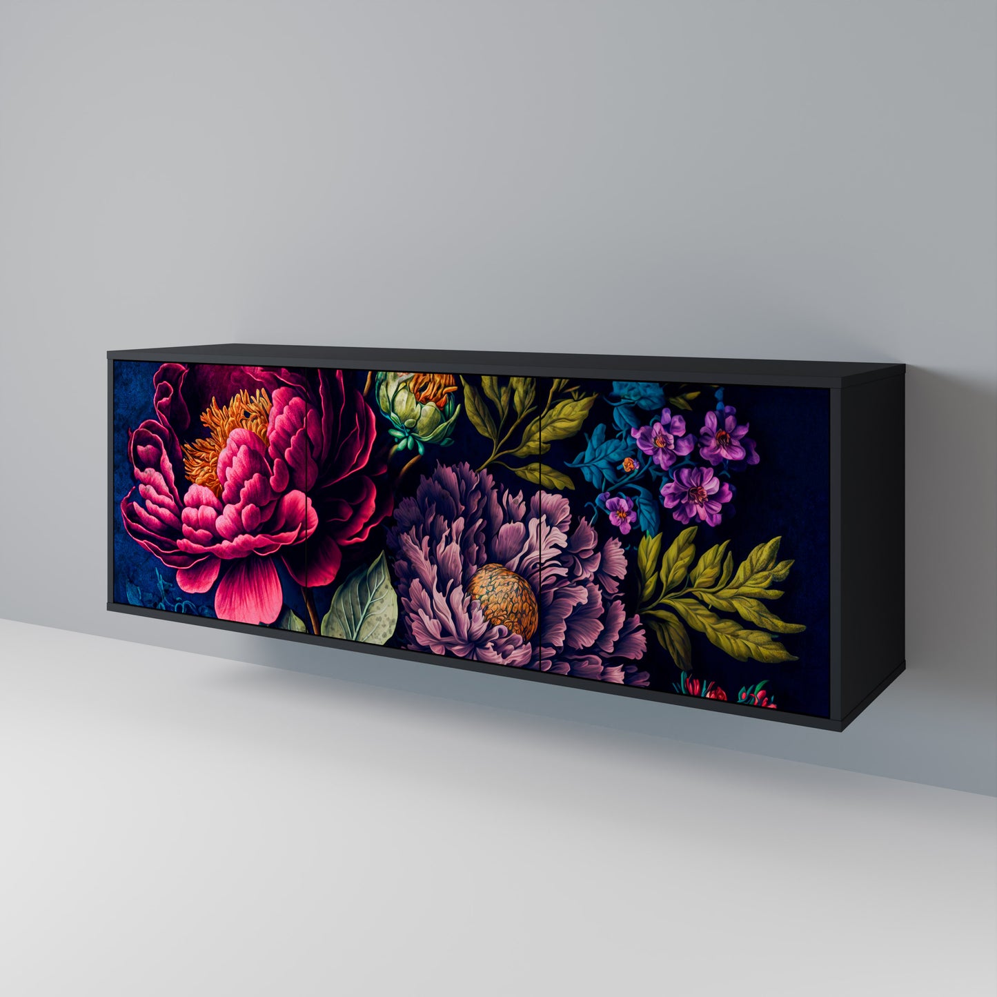 BLOOMING ELEGANCE Aparador de 3 Portas