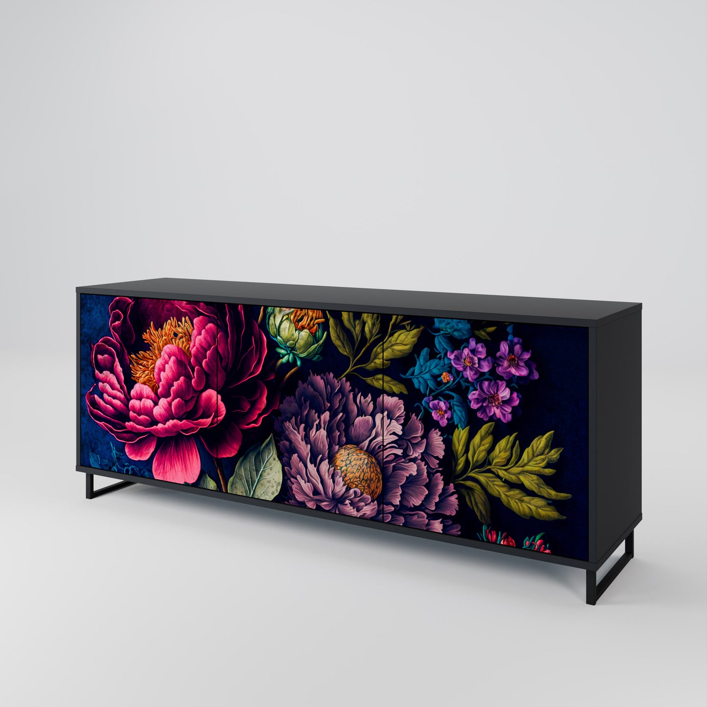 BLOOMING ELEGANCE Aparador de 3 Portas