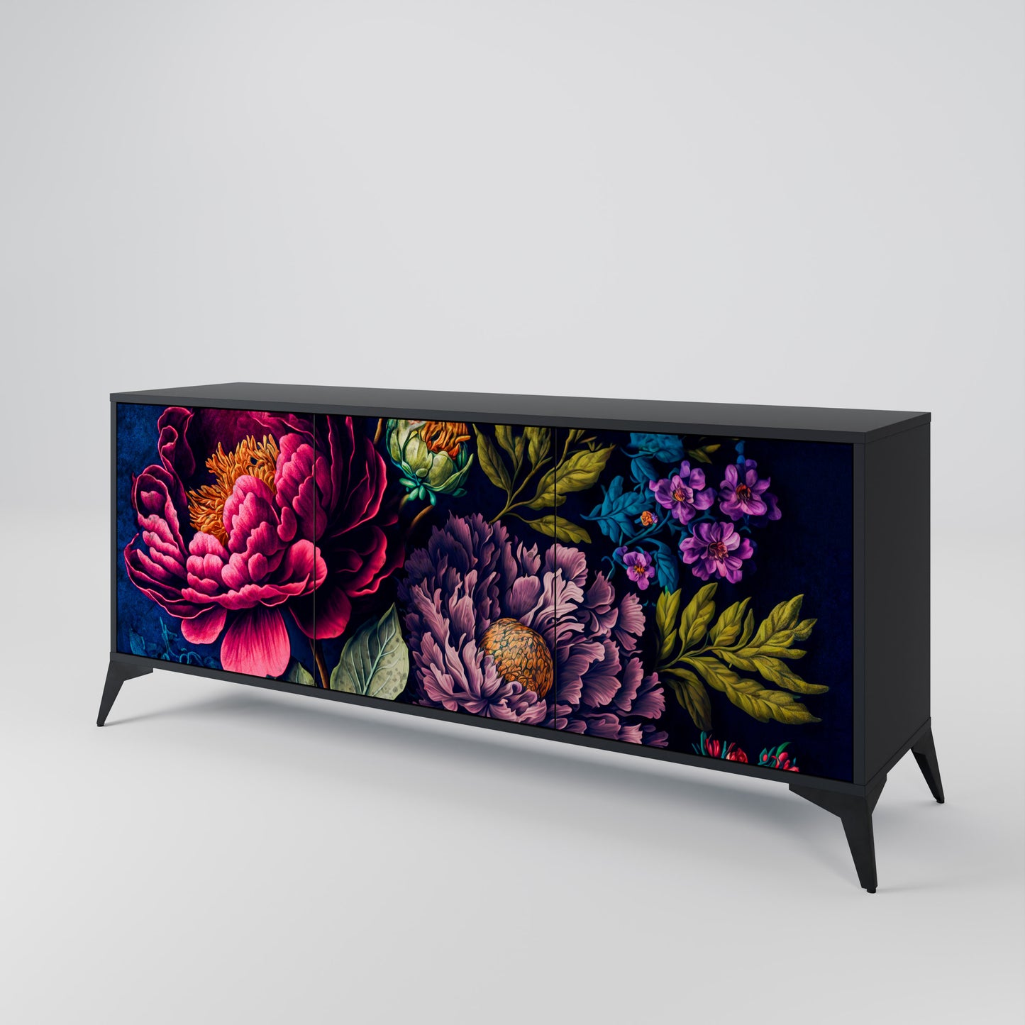 BLOOMING ELEGANCE Aparador de 3 Portas