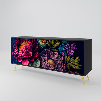 BLOOMING ELEGANCE Aparador de 3 Portas