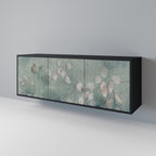 NIGHT LADY 3-Door Sideboard in Black Finish